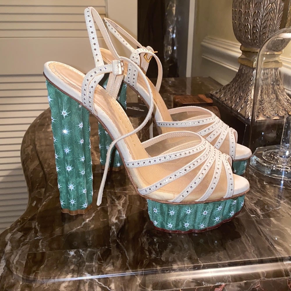 Charlotte Olympia High heels with embellishments